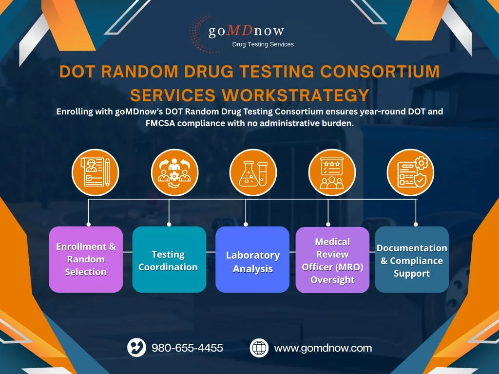 How DOT Random Drug Testing Consortium Services Work?